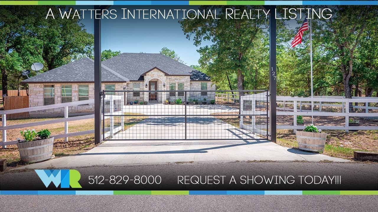 Home for Sale at the Cedar Creek Estates in Cedar Creek, TX YouTube