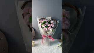枯れない花 送別会 花束 石鹸のお花 プレゼント 母の日 記念日 中国工場