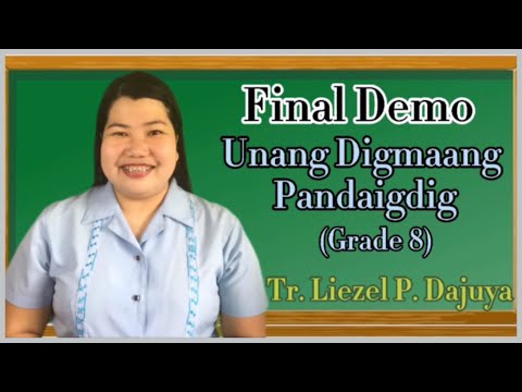 Final Demo: ANG UNANG DIGMAANG PANDAIGDIG (Grade 8)