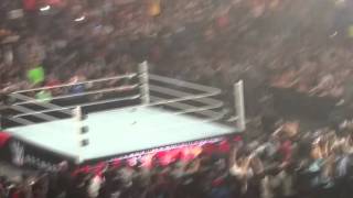WWE RAW LIVE - SHANE McMAHON ELBOW DROP ON UNDERTAKER