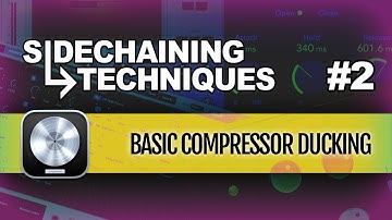 Logic Pro 11 Sidechaining | #02 Basic Compressor Ducking