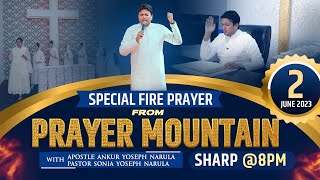LIVE HEALING PRAYER HOUR FROM PRAYER MOUNTAIN (02-06-2023) || Ankur Narula Ministries