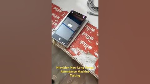 Hikvision New Long Range Attendance Machine Testing  How It Performs
