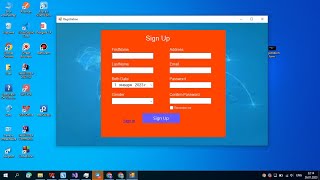 How to create a Registration form and Login form using  .NET C# with SQL Database|Full Project