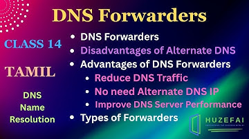 #14  Understanding DNS Forwarders in Tamil | Huzefa | #windows #windowsserver #dns