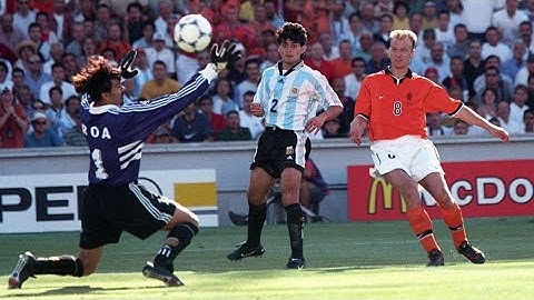 Holanda 2x1 Argentina Copa 1998