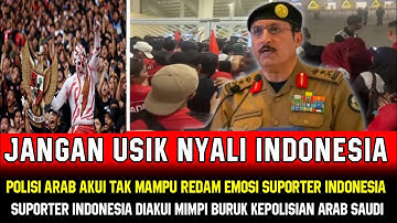Heboh Seantero Arab!! Suporter Timnas Indonesia Buat Polisi Arab Kewalahan Sampai Ucap Begini 
