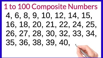Composite Numbers Between 1 to 100 | 1 to 100 composite numbers | Composite Numbers from 1-100 #comp