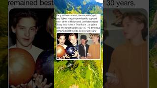 During the start of their careers Tobey Maguire and Leonardo dicaprio promised to support eachother