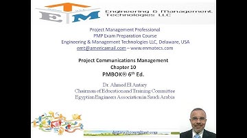 PMP 6th Ed. - Chapter 10 - Communications - L1 - El Antary