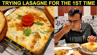 Trying Lasagne for the very 1st time The Chocolate Room Boring Road Patna. Veg Food by Foodie Robin screenshot 3