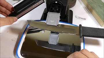 How to Sharpen a Tanto Easy with Work Sharp Precision Adjust Knife Sharpener