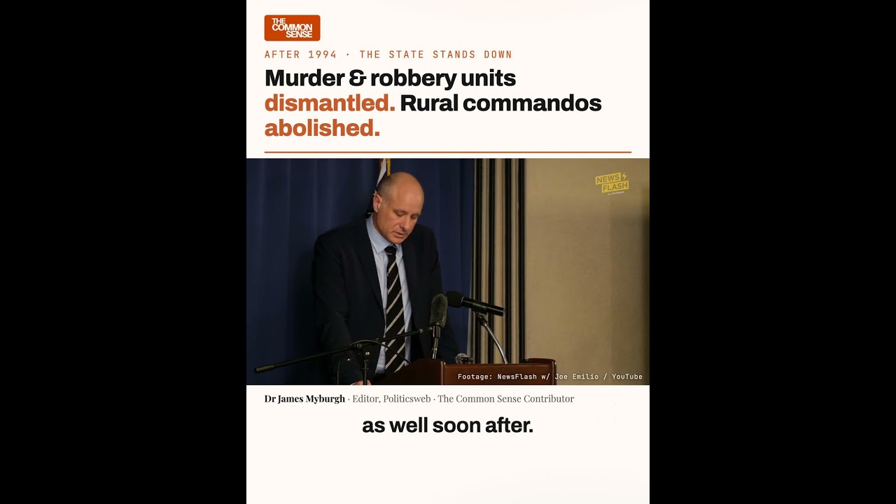 Dr James Myburgh Explains the ANC Campaign Behind South Africa's Farm Murders