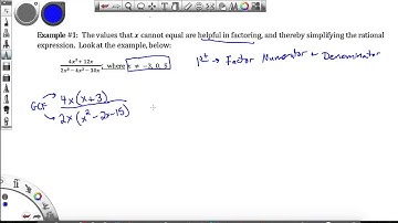 12.3 - Simplifying Rational Expressions (Example 1)