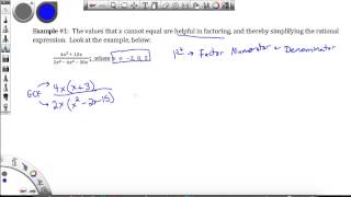 12.3 - Simplifying Rational Expressions (Example 1)