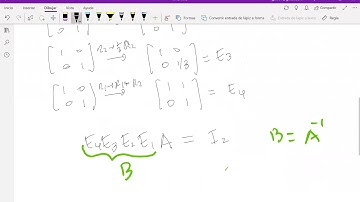 clase 2 inversa de una matriz usando matrices elementales parte 2
