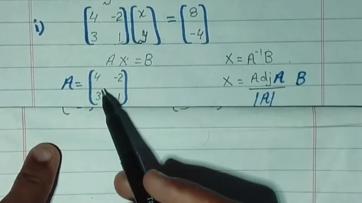 Chapter 1 | Exercise 1.6   Q1 | Matrix Inversion Method | Matrices and Determinants | Class 9 Maths