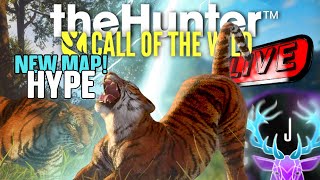 🔴LIVE🔴 NEW MAP HYPEEEE! Running Multiplayer Diamond HUNTING | The hunter call of the wild