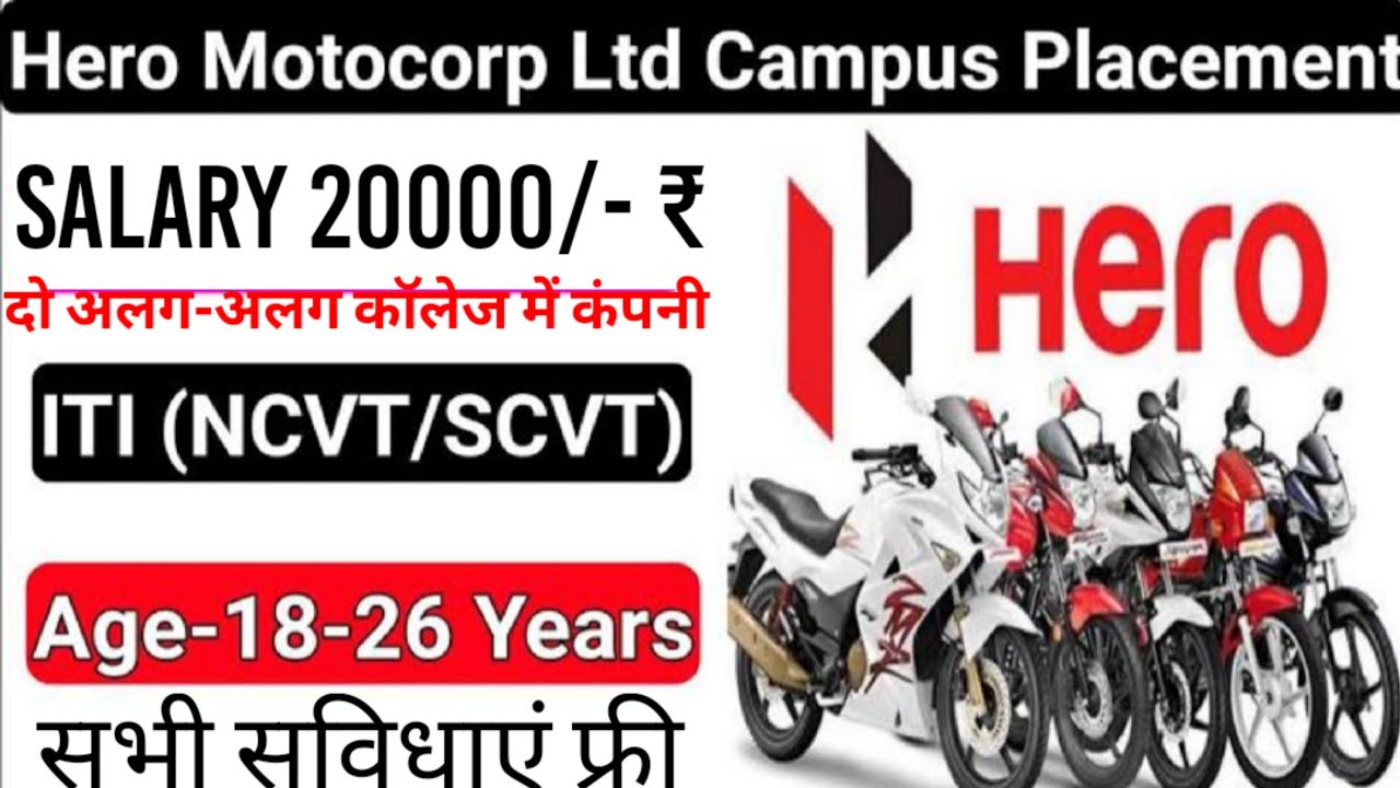 Hero moto crop me job vacancies Halol vadodra Gujrat YouTube