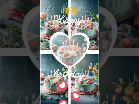 Heart frame Design 🎈Happy birthday to you #happybirthday #birthday #birthdaycake #birthdaysong #생일