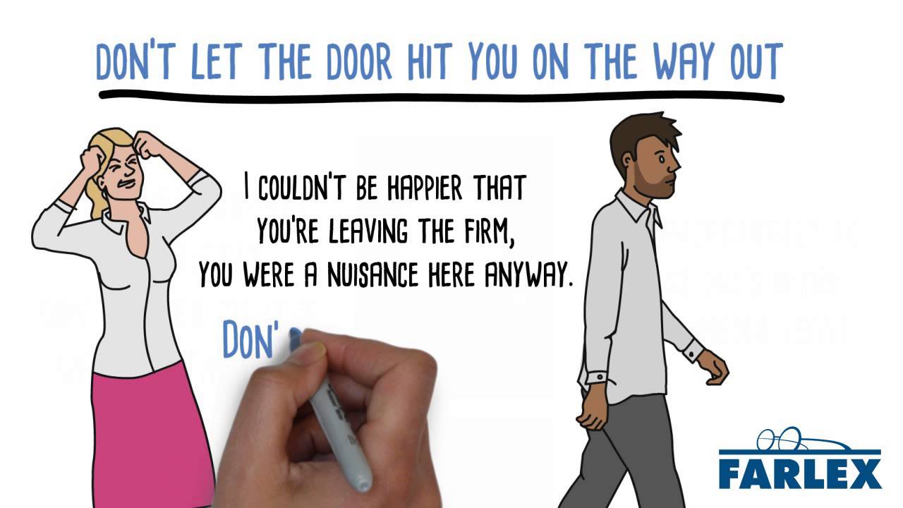 Don T Let The Door Hit You On The Way Out Youtube