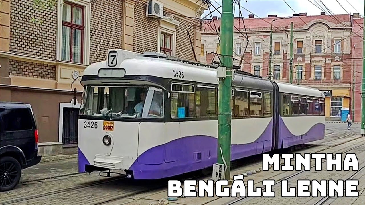 LILA-FEHÉR KALANDOK *🚊🇷🇴*  Temesvári villamosozás