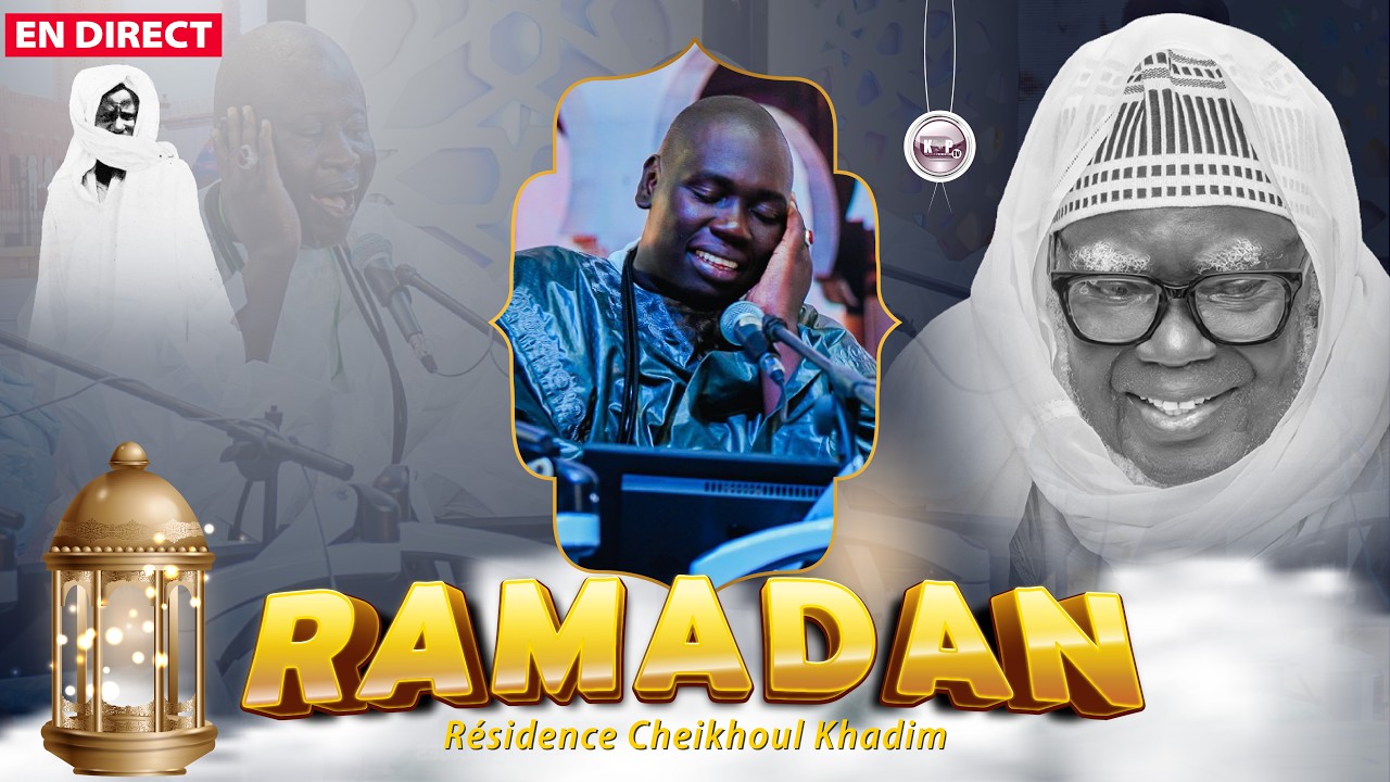🔴En Direct Résidence Cheikhoul Khadim Al Mashrabu'ç çâfî Ramadan Prestation Kurel Hizbou Tarkhiyyah