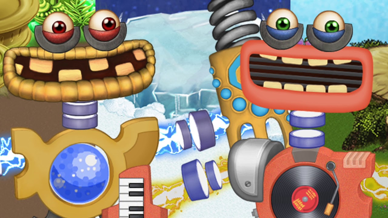 wubbox and rare wubbox but its opposite day [My Singing Monsters