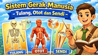 Sistem Gerak Manusia - Tulang Otot dan Sendi - Materi Kelas 5 Tema 1
