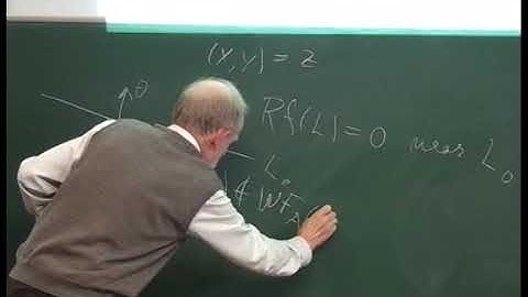 Prof. Jan Boman | Local injectivity for generalized Radon transforms