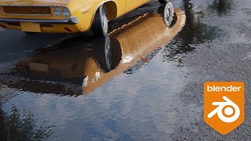 Realistic Puddles In 2 minutes [Blender Tutorial]