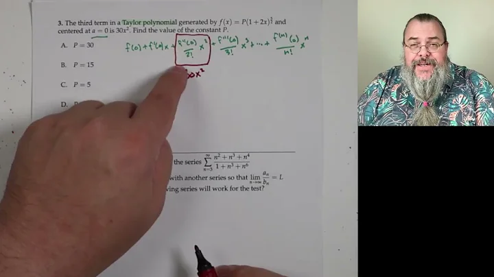 Calc 2, Exam 3 walkthrough (Spring 2025)