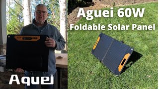 Aguei 60W Foldable Solar Panel Review - Great Quality, Easy To Use And Works Great