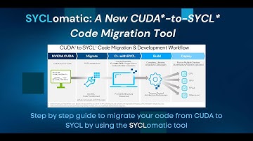 SYCLomatic  - Step by step procedure for installation and CUDA migration to SYCL in Windows