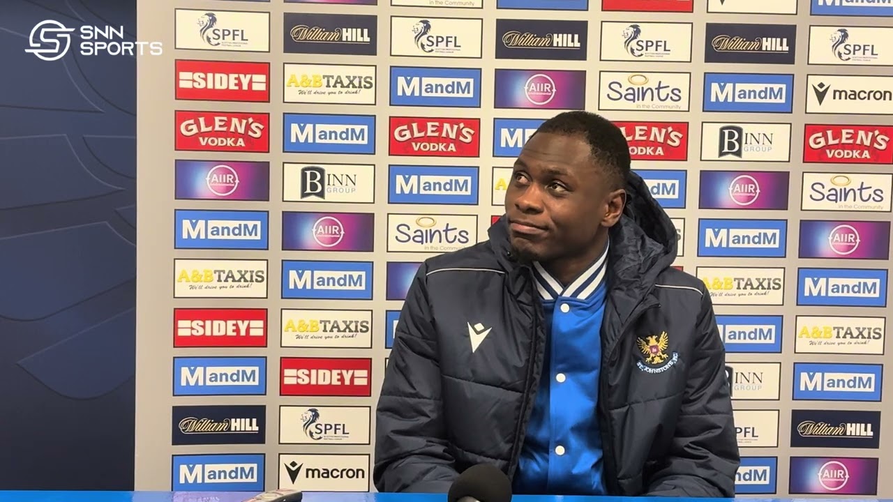 Alfredo Agyeman Reacts | St Johnstone 0-1 Dunfermline 