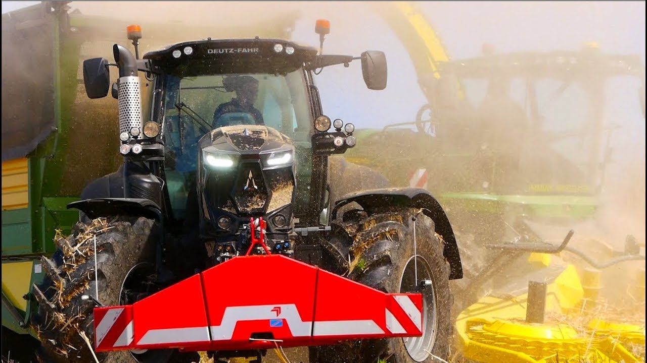Miscanthus / Elephant grass Harvest | JD 8400i - Fendt 939 S4 - Deutz 7250 Warrior | Immink