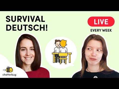 Flatmate (WG) Castings  - German Lesson (A1/A2) - Chatterbug Live