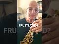 Tension is a Sax Tone Killer #saxlessons #instrumentlessons #altosax #tenorsax