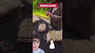 Tendencia en bodas 😱 #rosarioideasytips #rosariobalderrama #tips #manualidades #rosario