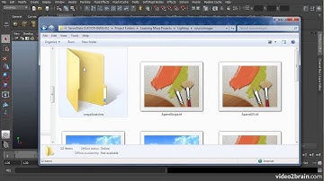Project Files in Maya