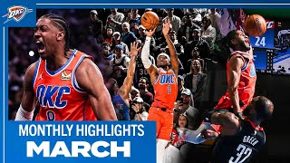 OKC Thunder Top Moments from March ⚡️ | 2023-24 Regular Season