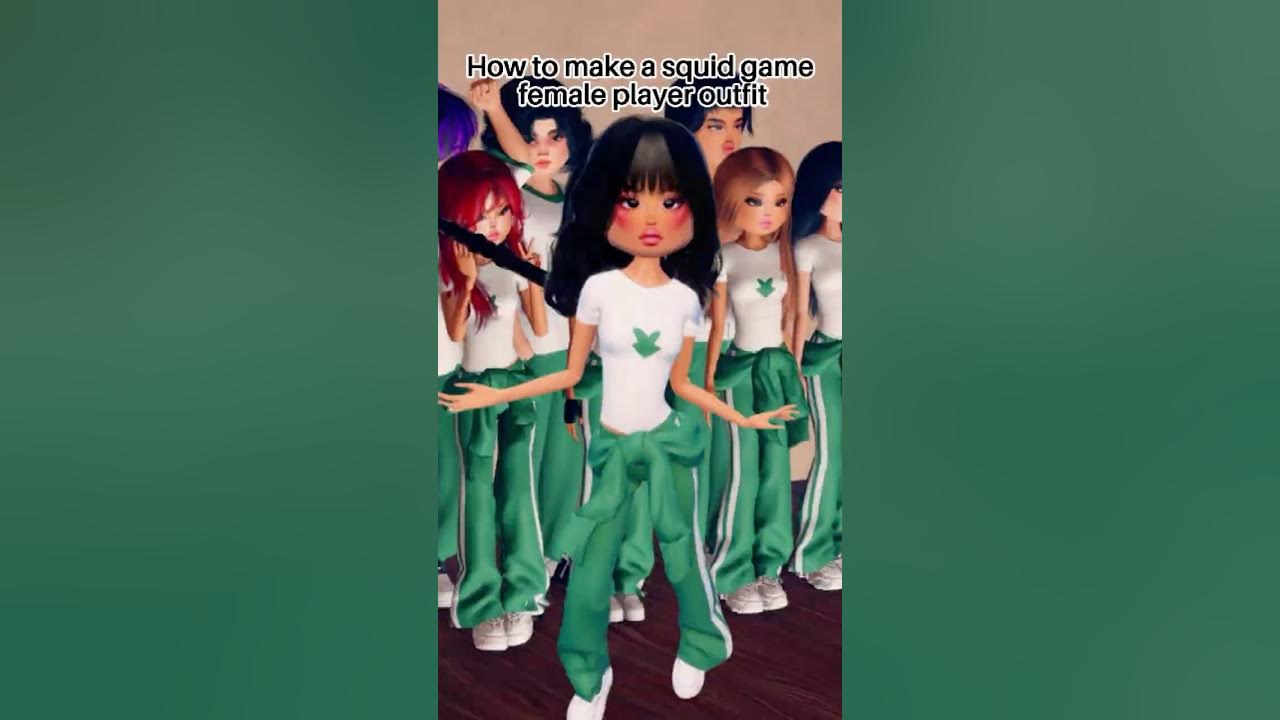 DTI SQUID GAME TUTORIAL FOR GIRLS 🦑 ️ #dresstoimpress #dti #roblox