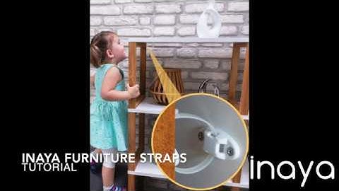 How to Install Earthquake Anti Tip Furniture Straps - Wall Anchors For Dressers, Bookshelves ...