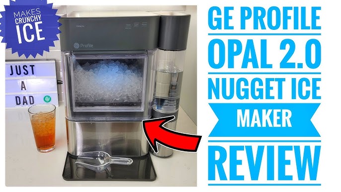 GE Profile 24lb Opal 2.0 Nugget Countertop Ice Maker Silver