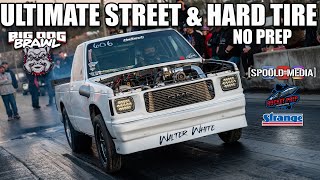 ULTIMATE STREET & HARD TIRE NO PREP SHOOTOUTS!!! BIG DOG BRAWL BACKSIDE ASPHALT BRAWL AT BRAINERD!!!