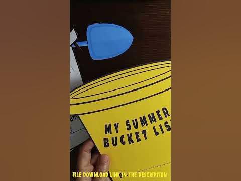 Summer Bucket List Craft - summer bucket list template - End of the
