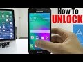 How to unlock samsung galaxy a3 a5 a7 a8 a9 j1 j2 j3 j5 j7