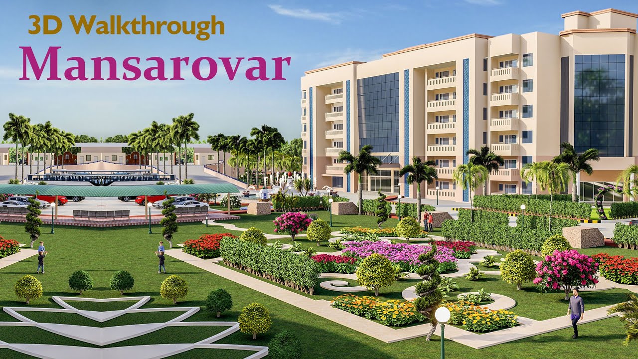 Brahma Kumaris Mansarovar - 3D walkthrough - Abu Road