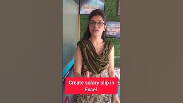 Create salary slip in Excel 🧾💥🧾#excel_vali #anjnicomputereducation#excelsolutions#excel365
