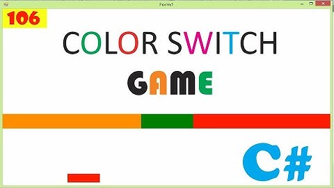 C# = Color Switch Game